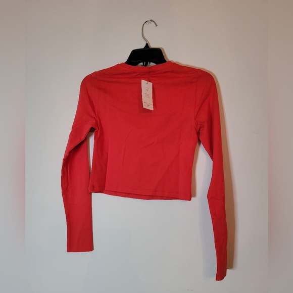 NWT Red Cutout Top - Picture 2 of 7